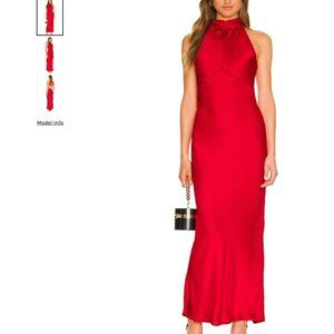 REVOLVE Bardot Amalfi Maxi Slip Dress